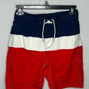 GAP Boys Tricolor Swim Shorts LG 10